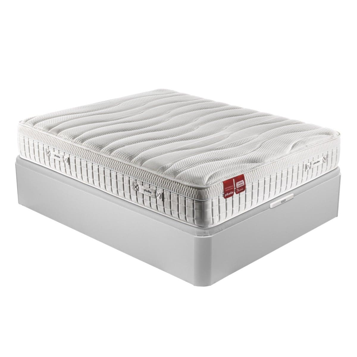 Pack Colchón de Hotel + Canapé Naturbox 2.0 — Blanco