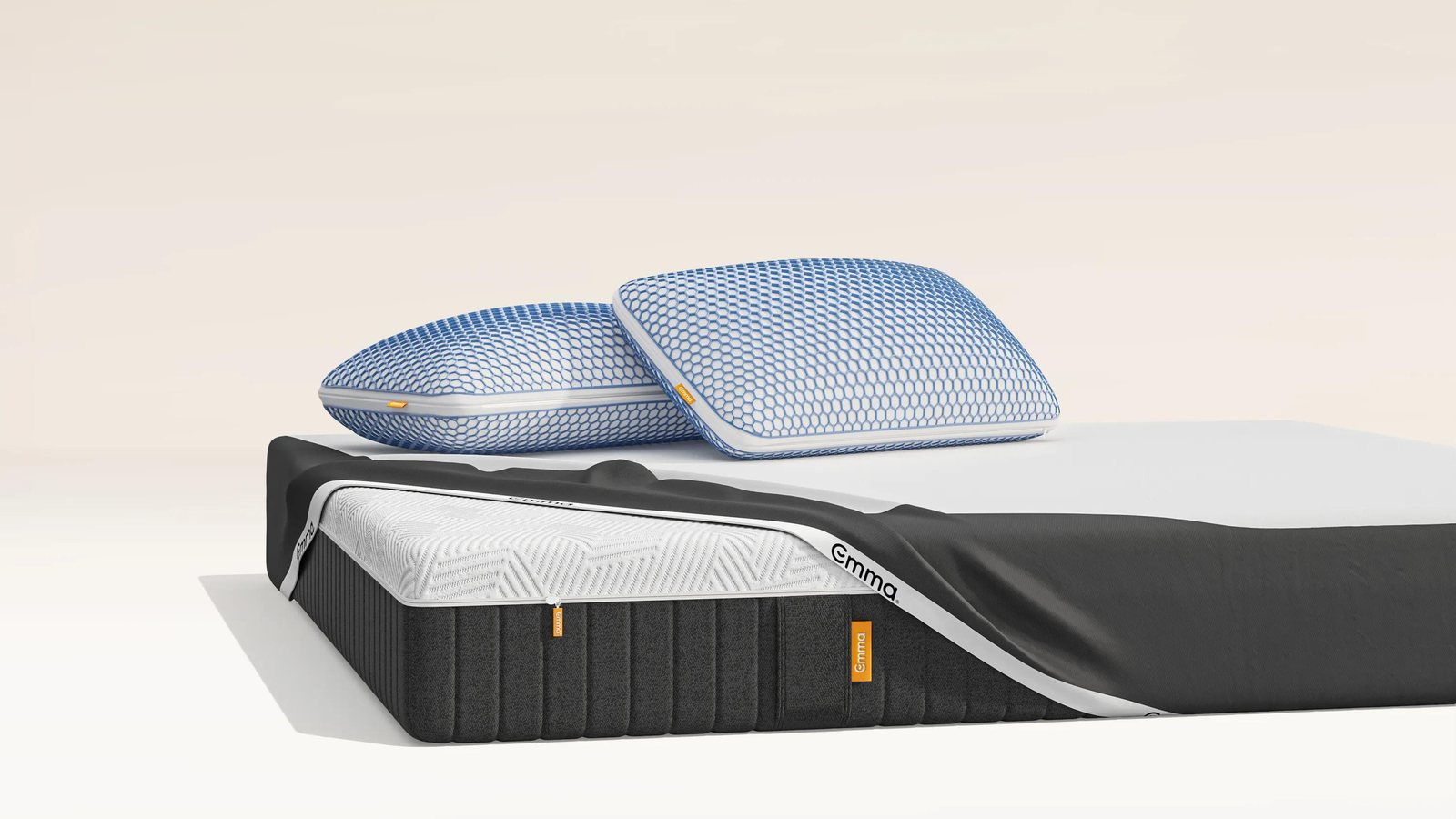 Pack Emma Elite Max: colchón Emma Original Élite con su protector y dos almohadas de microfibra
